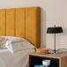 Cabeceira estofada Creta Mostaza 140 Cabeceira estofada Creta Mostaza 140 Mostarda