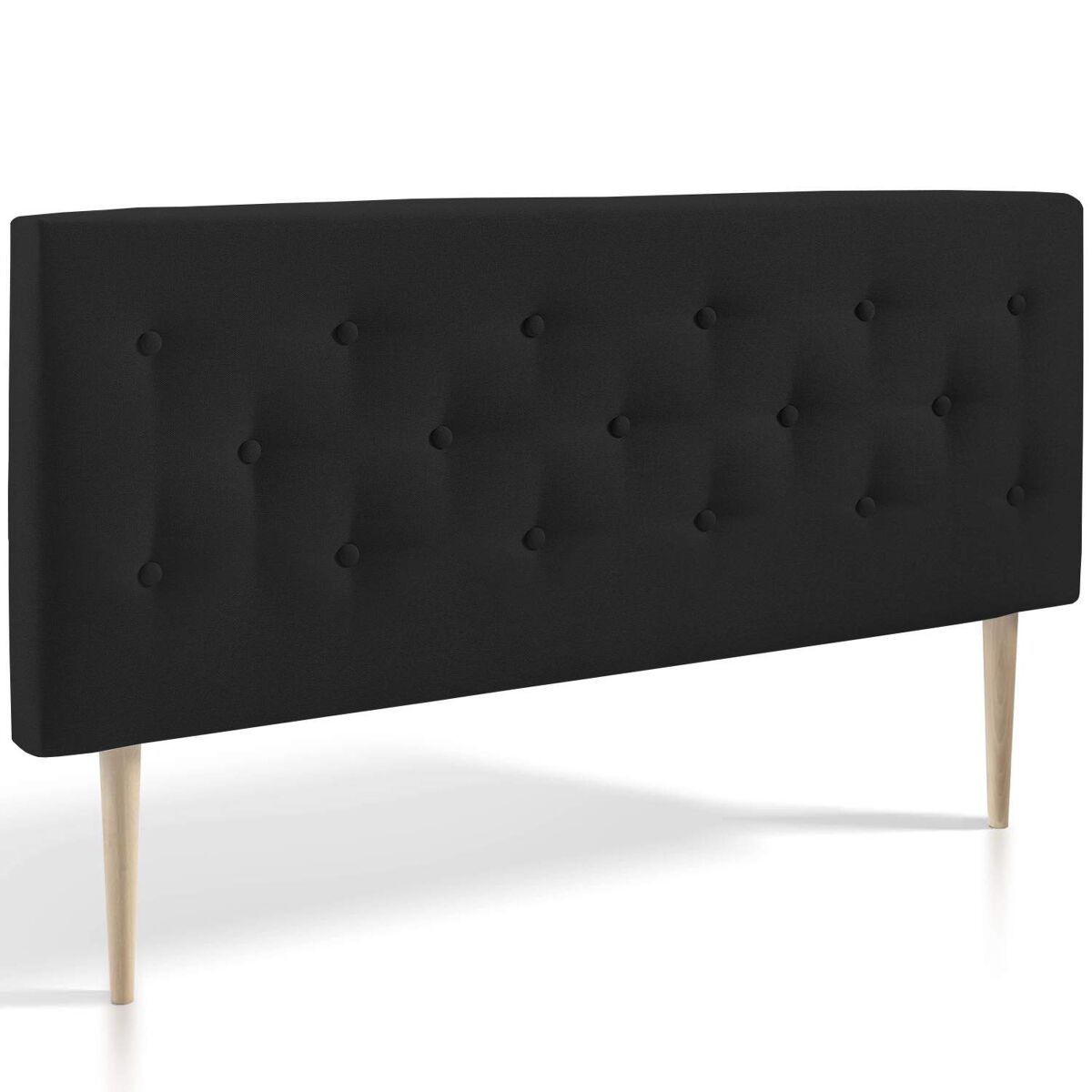  Cabeceira estofada Oslo Antracite 140