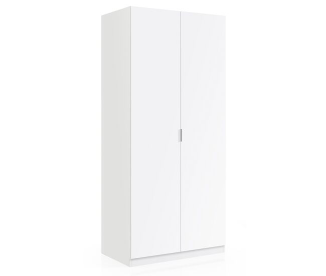 Roupeiro nico 2 portas branco, 81 cm (l) 52 cm 180 cm (a)