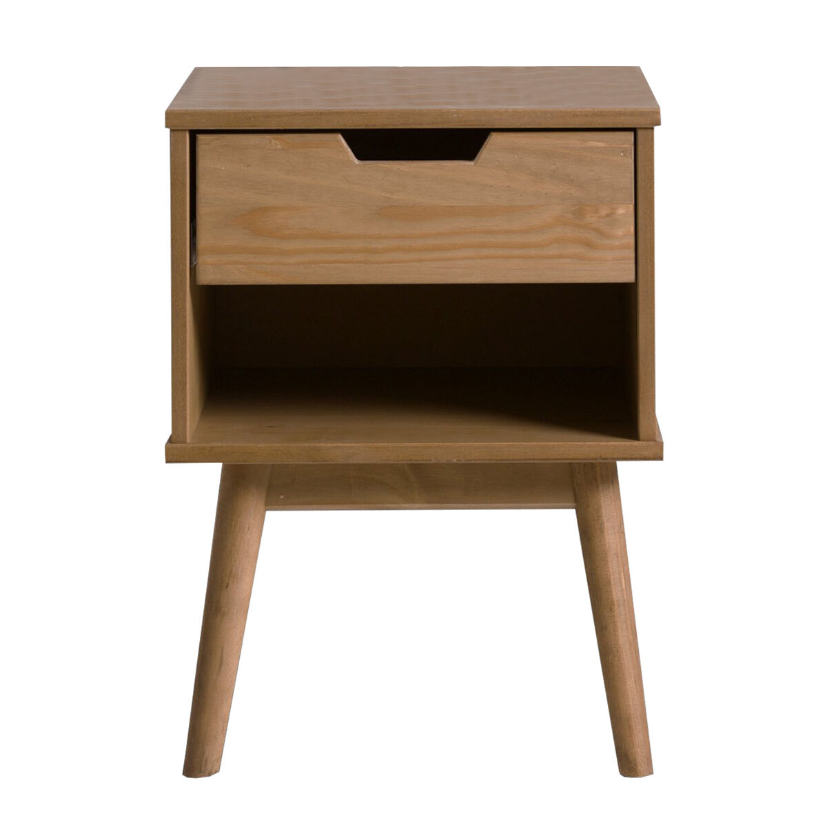 Mesa de cabeceira Bali 1 gaveta Cor de cera