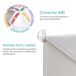 Armário Modular PP HOMCOM, casa - móveis de armazenamento 75 Armário Modular PP HOMCOM, casa - móveis de armazenamento 75 Branco
