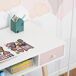 Secretária Infantil Madeira de Pinho, MDF HOMCOM 100x48 Secretária Infantil Madeira de Pinho, MDF HOMCOM 100x48 Rosa