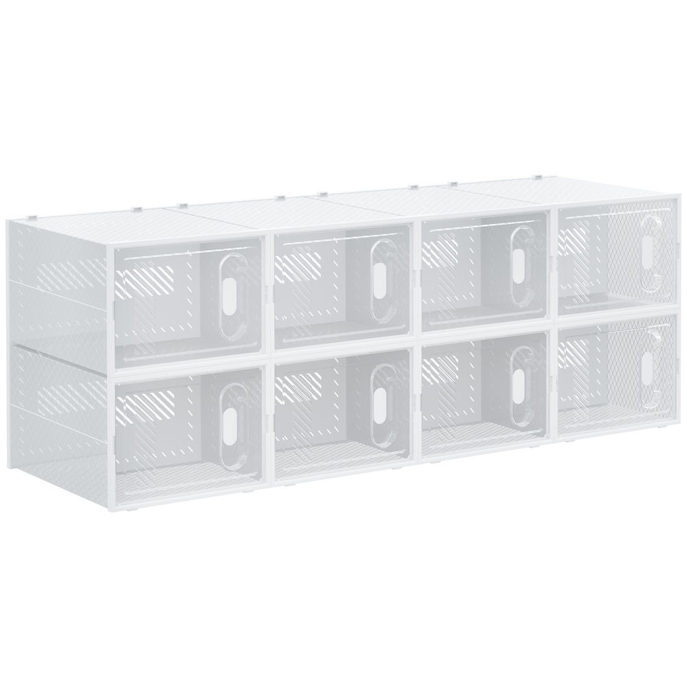 Armário Modular PP HOMCOM, casa - móveis de armazenamento 28