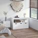 Aparador de Sala de Estar MDF HOMCOM 102 Aparador de Sala de Estar MDF HOMCOM 102 Branco