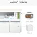 Aparador de Sala de Estar MDF HOMCOM 102 Aparador de Sala de Estar MDF HOMCOM 102 Branco