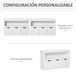 Aparador de Sala de Estar MDF HOMCOM 102 Aparador de Sala de Estar MDF HOMCOM 102 Branco