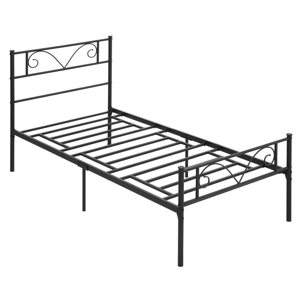 Estrutura de Cama Individual Aço HOMCOM, casa - quarto