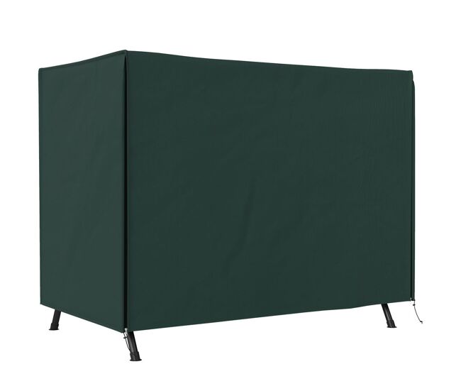 Outsunny capa para baloiços de exterior impermeável com fecho de correr capa para móveis de exterior em tecido oxford 600d ideal para baloiços