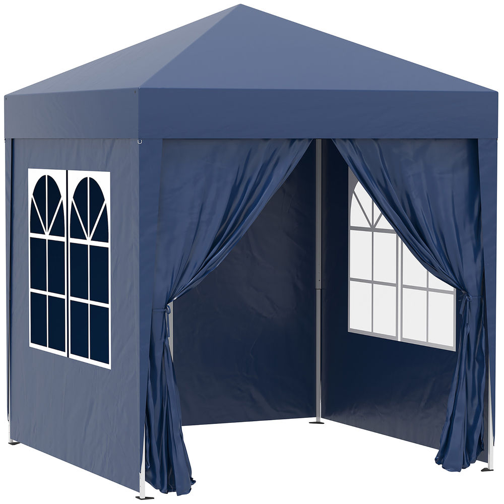Pérgola de Jardim Aço e Tecido de Oxford Outsunny 200x200