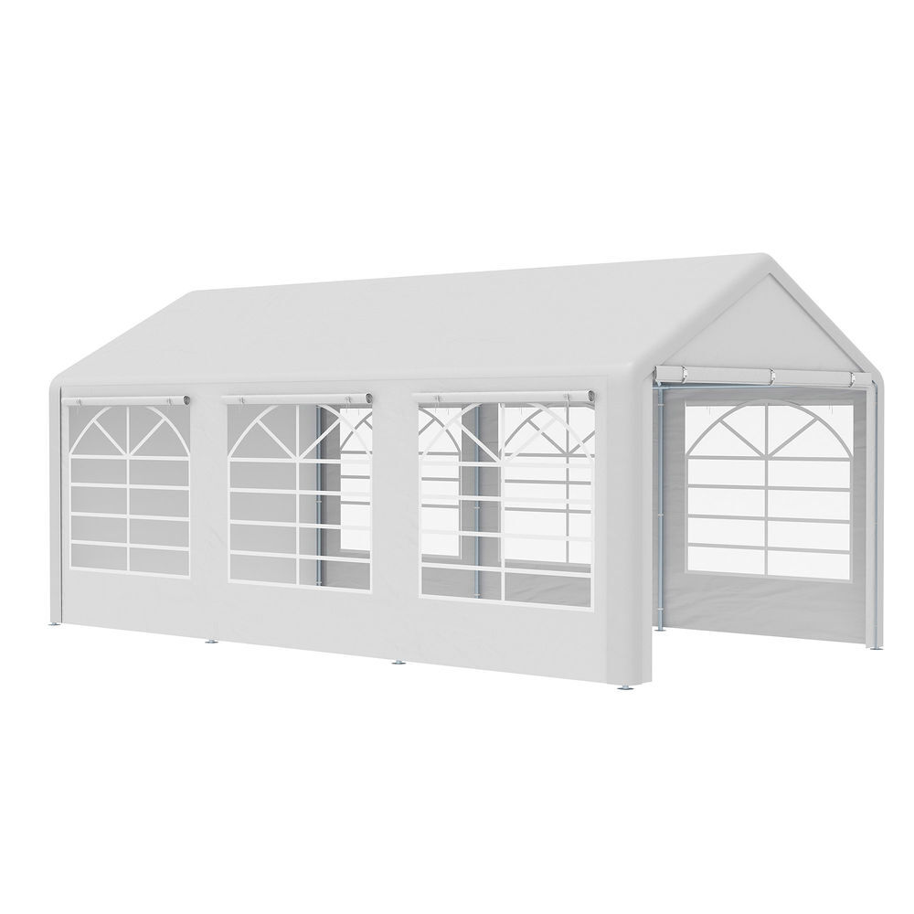 Tenda de Exterior Aço e PE Outsunny 600x300