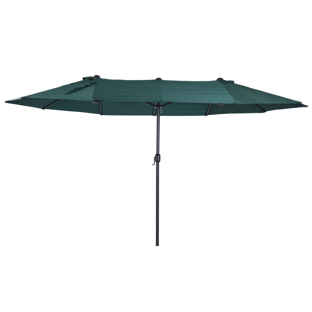 Chapéu de Sol Duplo Aço e Poliéster Outsunny 455x265