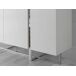 ANGEL CERDA Aparador alto madeira e aço 120 ANGEL CERDA Aparador alto madeira e aço 120 Branco