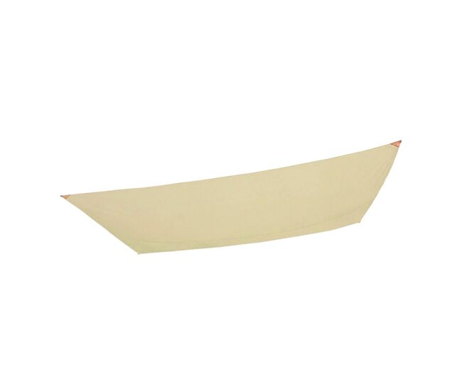 Toldo de sombra retangular aktive garden uv50 amarelo claro