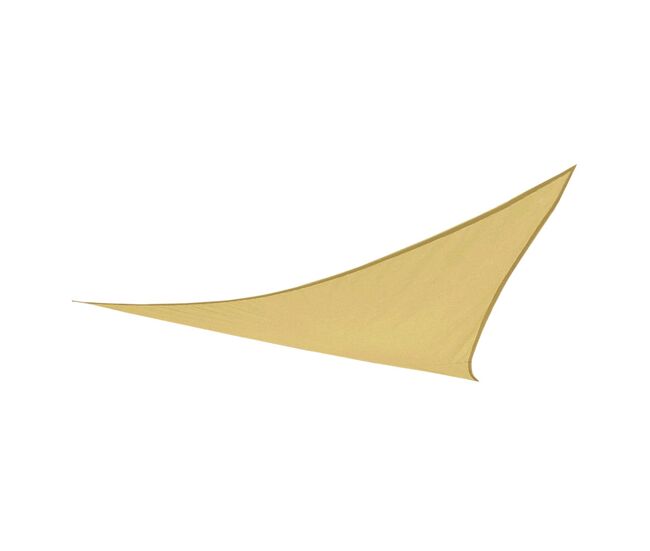 Toldo de sombra triangular aktive garden jaune creme