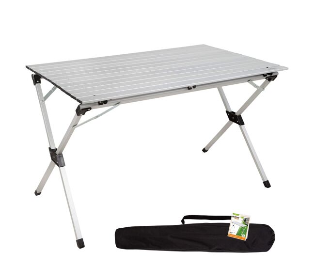 Mesa dobrável alumínio para campismo aktive camping