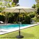 Guarda-sol hexagonal cabo de alumínio Aktive Garden 300x300 Guarda-sol hexagonal cabo de alumínio Aktive Garden 300x300 Creme