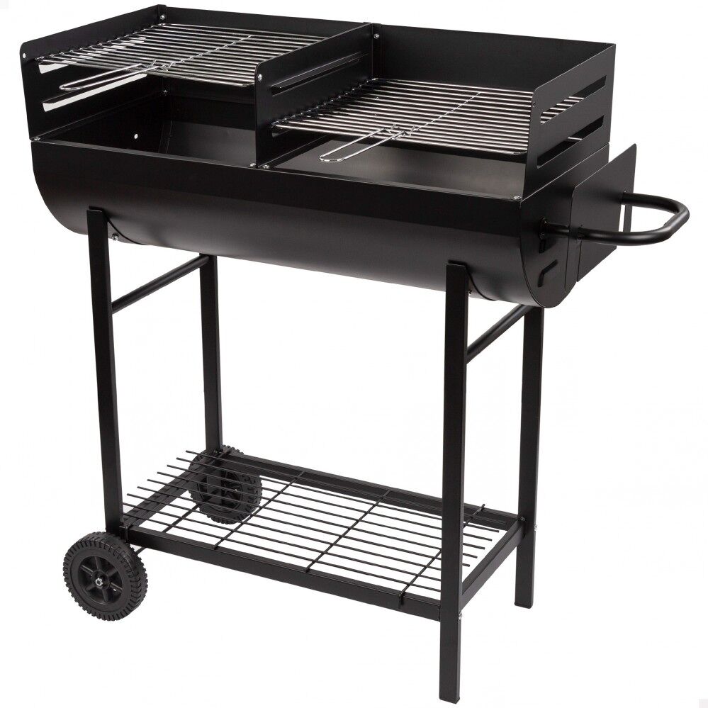 Churrasqueira a carvão de grelha dupla aktive