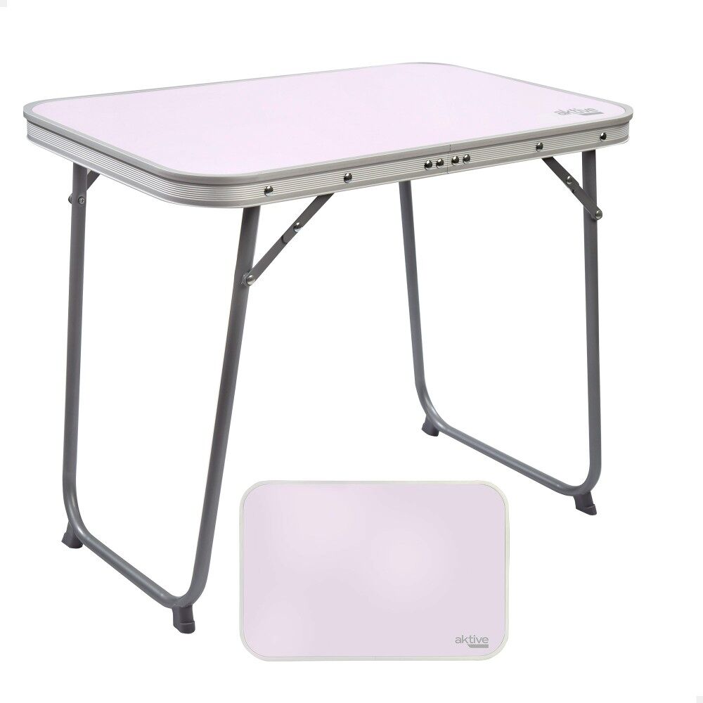 Mesa dobrável de aço para camping Aktive