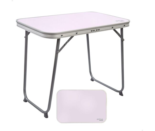 Mesa dobrável de acier para camping aktive