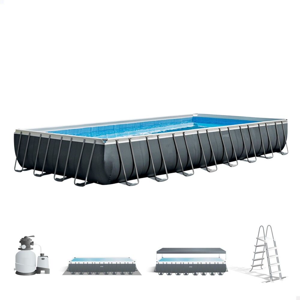 Piscina desmontável ultra xtr frame intex 975x488x132 cm com purificador