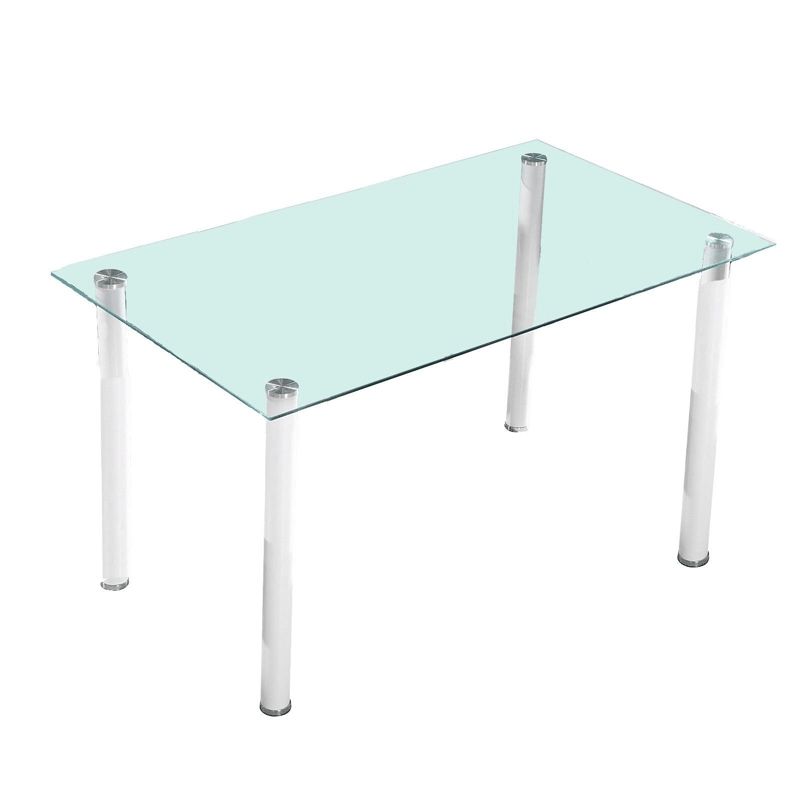 Duehome Mesa De Jantar Yuri 140 X 75 X 80 Cm Branco