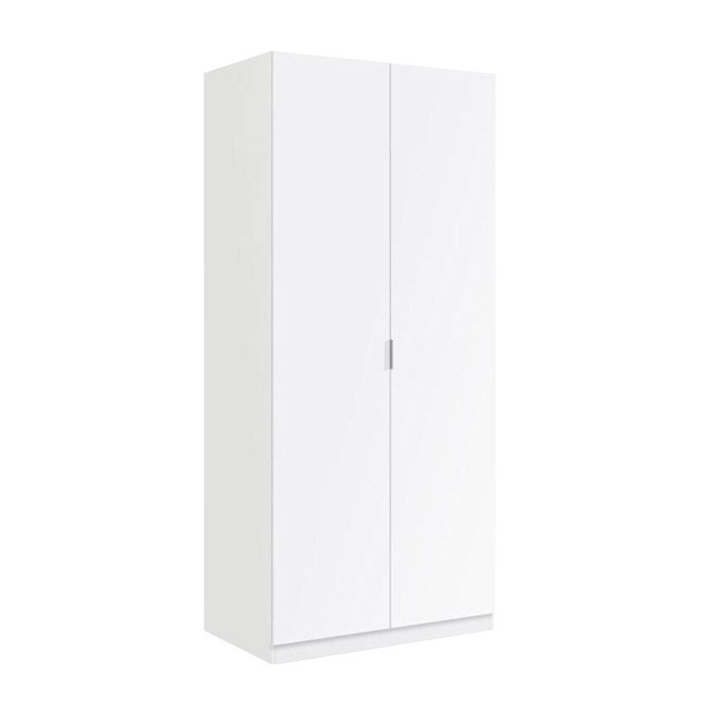 Armário de aglomerado branco 180x81,5x52cm