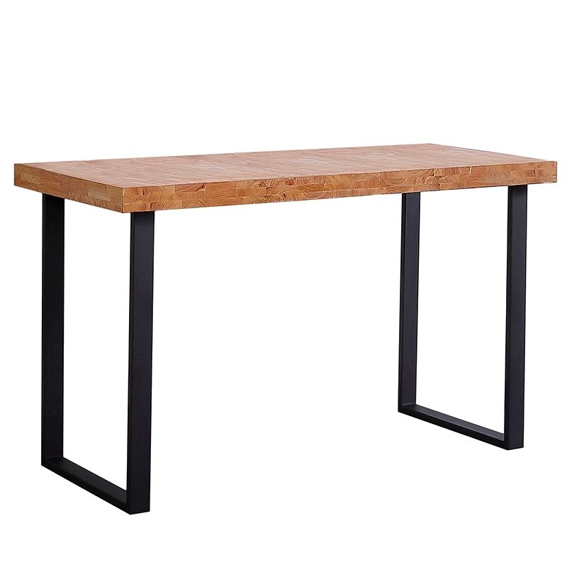 Duehome Mesa De Estudo Natural Carvalho Selvagem - Preto 120 Cm Madeira
