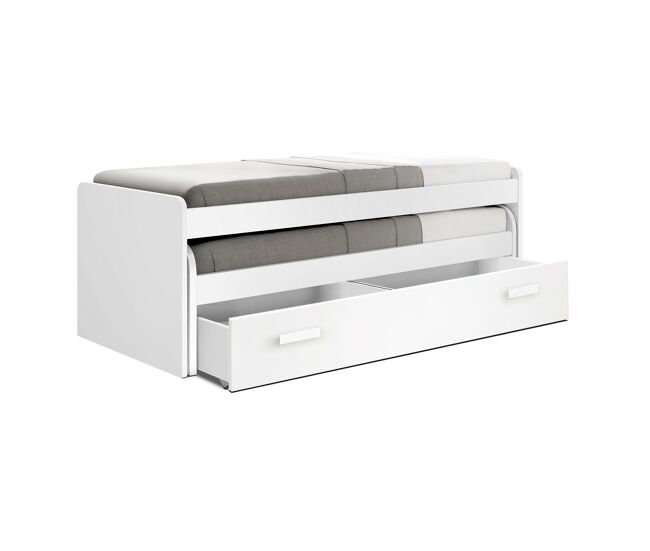 Cama compacta - 105 cm - venprodin - 73x201x115cm - branco