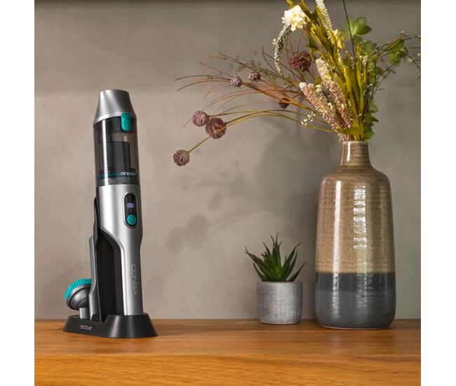 Cecotec aspirateur de mão conga rockstar micro clean&car 15000 com motor digital brushless de 200 w e 20 kpa de poder de sucção. autonomia de 30 minutos. dois modos de potência.