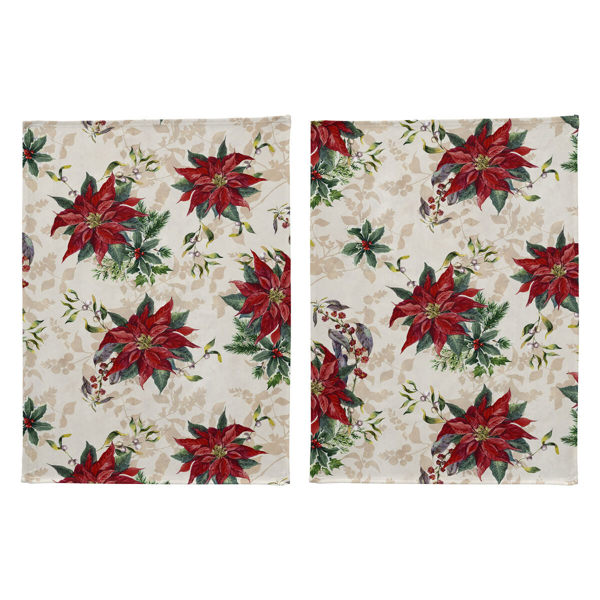 Pack de 2 panos cozinha Natal CHAMONIX