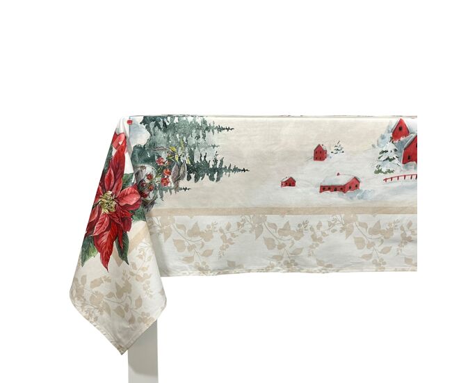 Capa de mesa de natal chamonix 150x200 cm
