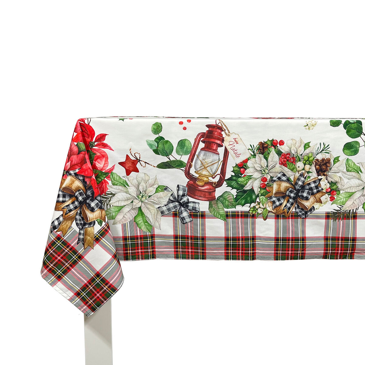 Capa de natal de fibra 150x150 cm