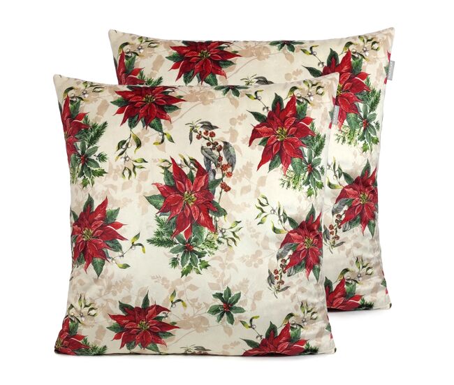 Capa de almofada de veludo de natal chamonix 60x60 cm (2)
