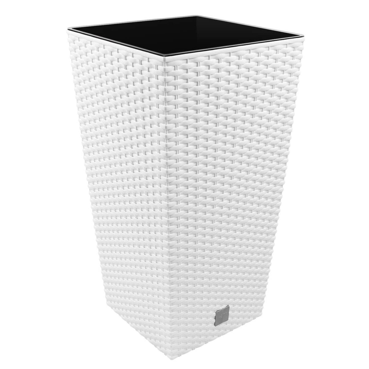 Vaso rato 91,5 litros com inserção 40 x 40 x 75 cm em blanc
