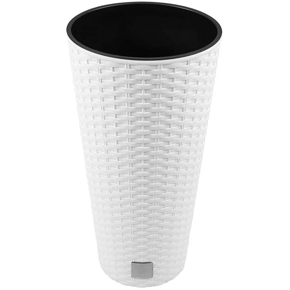 Vaso alto ratoar 400. 40x76 cm. branco
