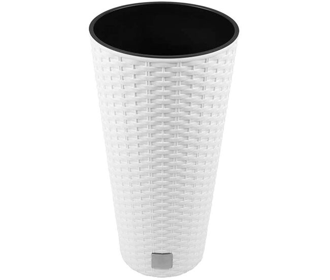 Vaso alto ratoar 400. 40x76 cm. branco