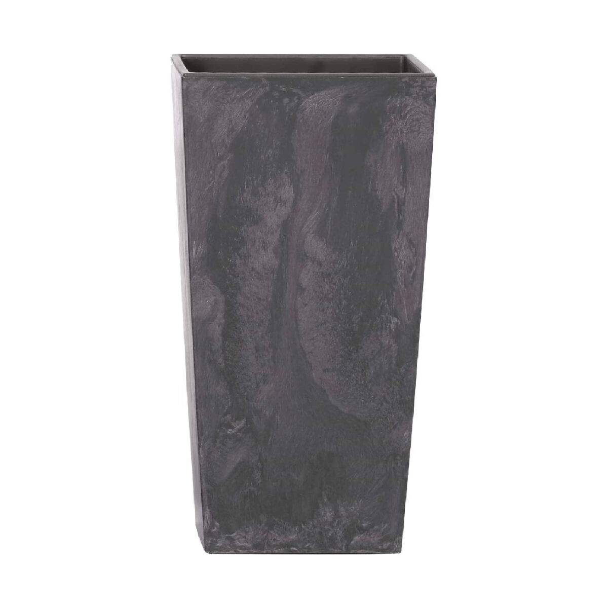 Pote alto 11,4 l prosperplast urbi square effect of plastic with tank em antracite, 37,5 (alto) x 19,5 (largura) x 19,5 (profundo) cms