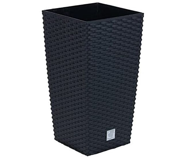 Vaso rato 49 l com inserição 32,5 x 32,5 x 61 cm em cor antracite