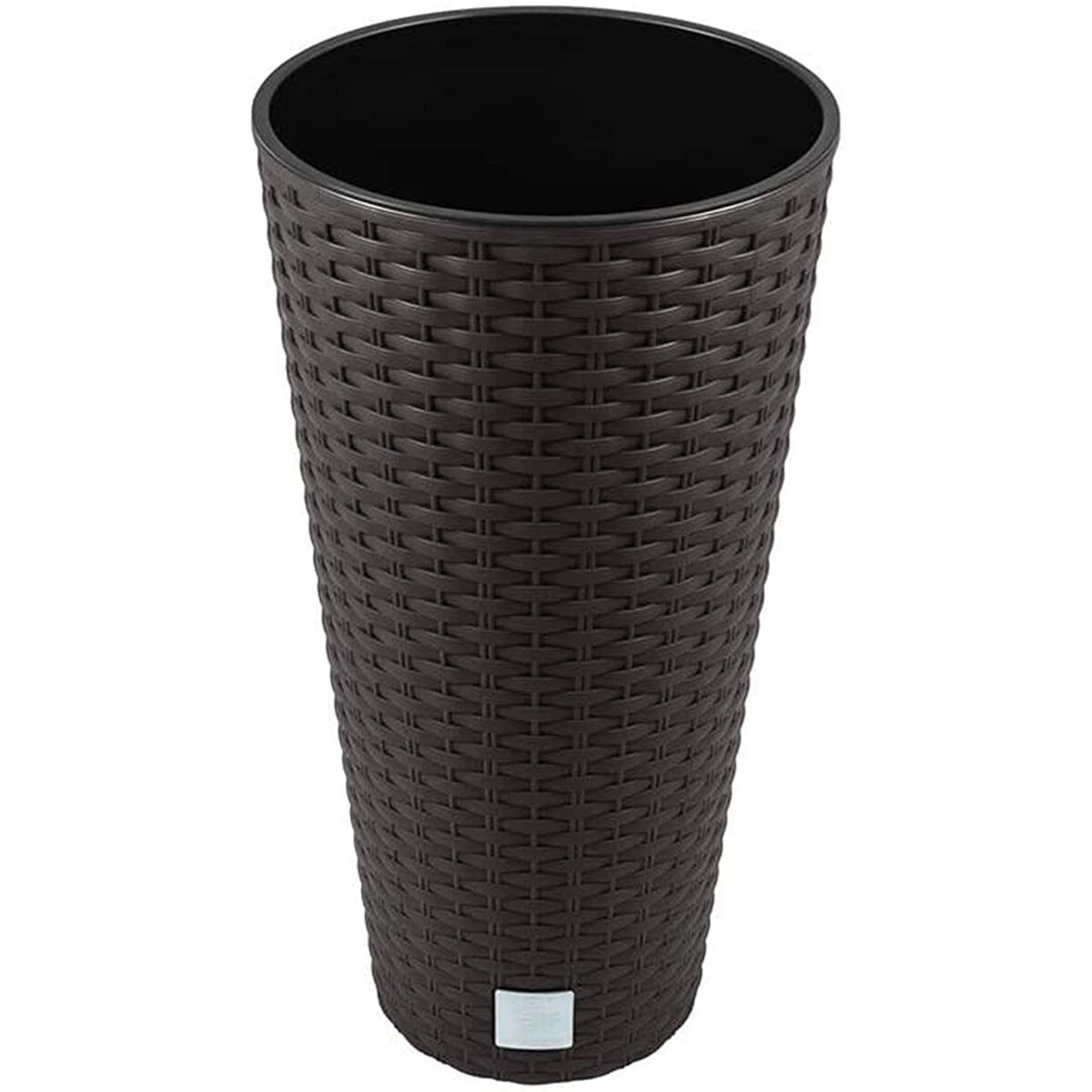 Vaso alto rato ar 400. 40x76 cm. chocolate