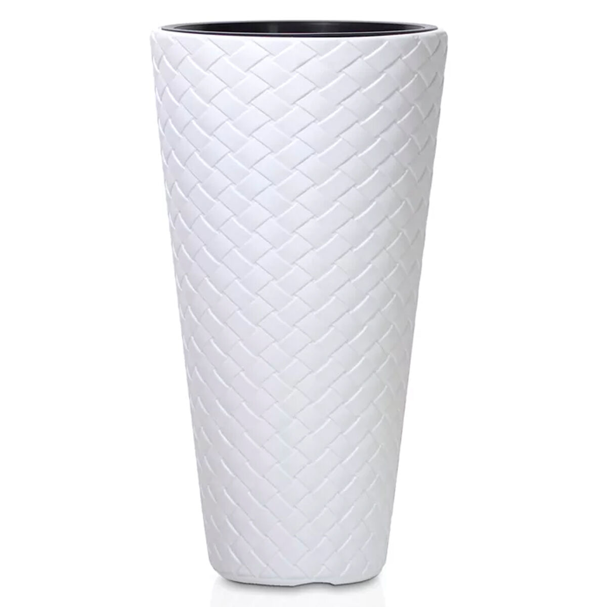 Vaso slim  macero 57l, com depósito, dimensões (mm) 400x400x780, cor blanche