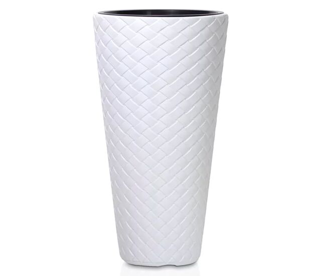 Vaso slim macero 57l, com depósito, dimensões (mm) 400x400x780, cor blanche