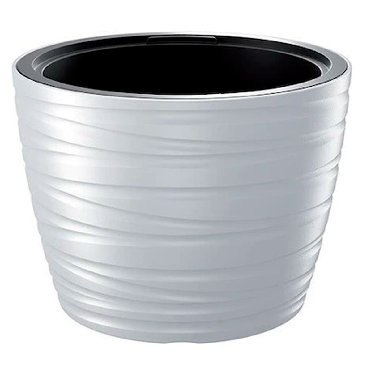 Potão baixa com depósito 48l limpo de plástico blanc 47,5 (comprimento) x 47,5 (largura) x 34,9 (alto) cm