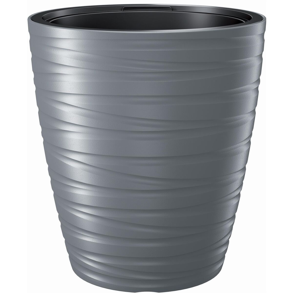 Peta com depósito 68l maze plástico em pedra cinza 47,5 (comprimento) x 47,5 (largura) x 52,3 (alto) cm