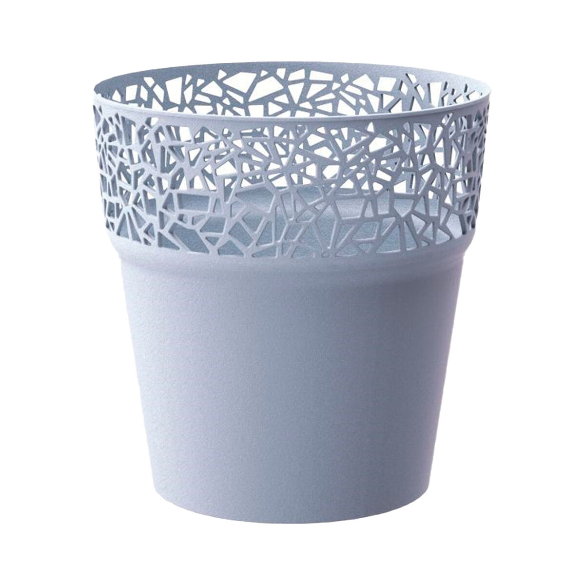 Motes de plástico árvore em gelo cor gris 17,5 (comprimento) x 17,5 (largura) x 17,9 (alto) cm