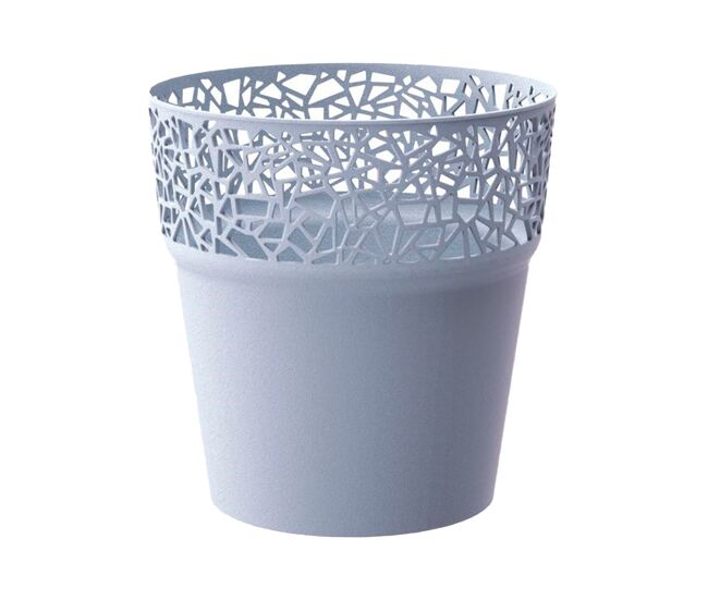 Motes de plástico árvore em gelo cor gris 17,5 (comprimento) x 17,5 (largura) x 17,9 (alto) cm