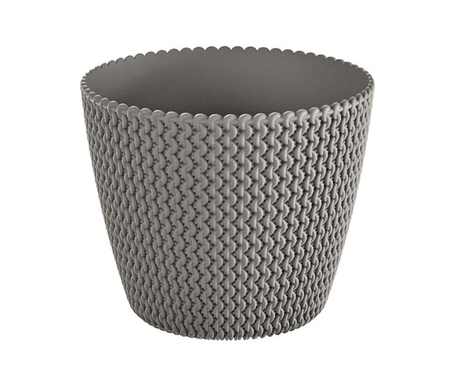 Pet redondo 11.5l prosperplast splofy de plástico gris, ø29,5 x 24,9 cm