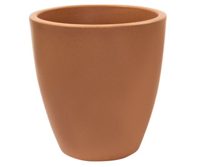 Pote de polietileno por rhopping terracota 40x40