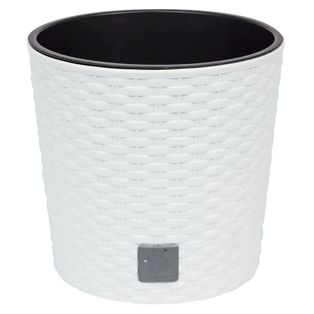 Panela redonda 8,7 litros com um tempo com plantar blanc 25 x 25 x 22,4 cm