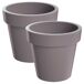 2x lofly plástico pote 2x lofly plástico pote Cinza
