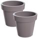 2x lofly plástico pote 2x lofly plástico pote Cinza
